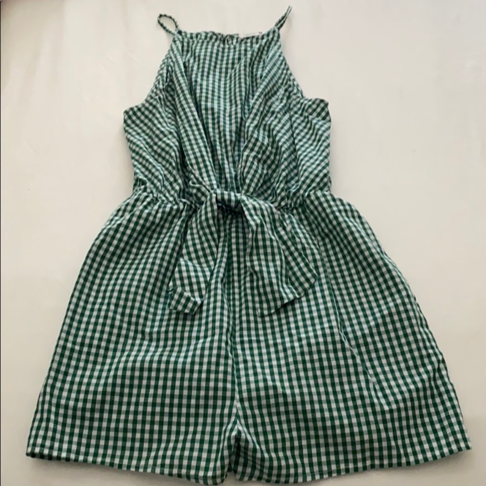 Gingham Romper